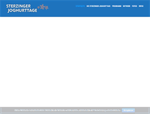Tablet Screenshot of joghurttage.com